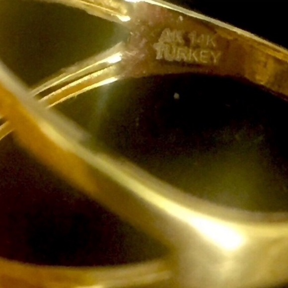 🌺 VINTAGE 14k HIBISCUS MESH RING/FINAL REDUCTION PRICE $400….. - Picture 8 of 8